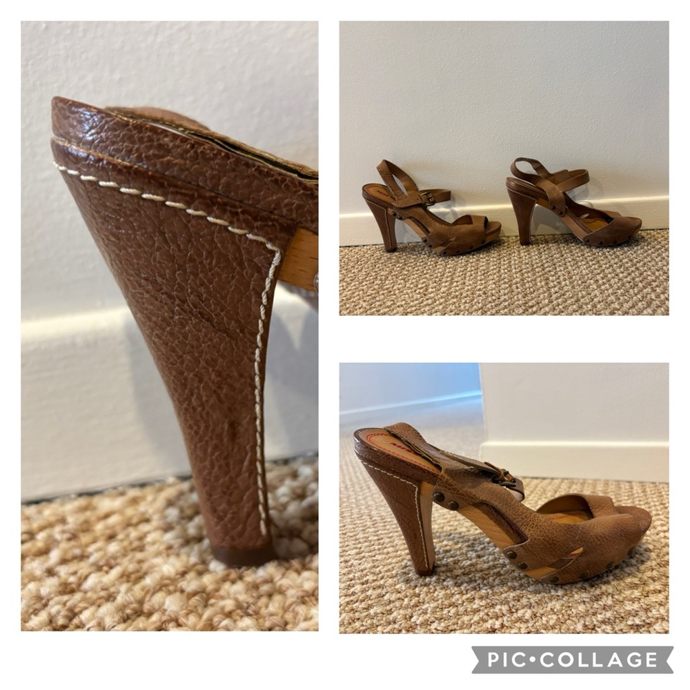 MISS SIXTY Women’s Strappy Leather Sandal, Size 38, Excellent Condition